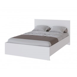 Кровать Плейона 1.4 (Белый древесные поры)
