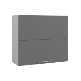 Верхний шкаф Гарда Серый эмалит ПГПМ 800
