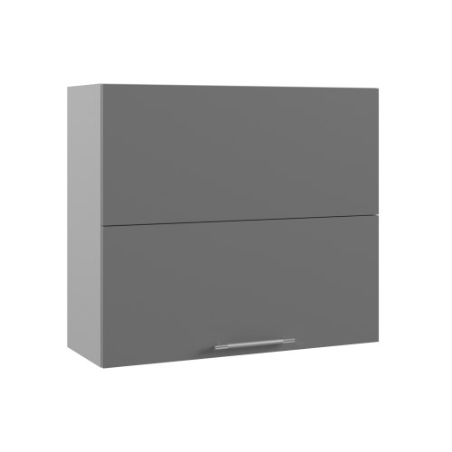 Верхний шкаф Гарда Серый эмалит ПГПМ 800