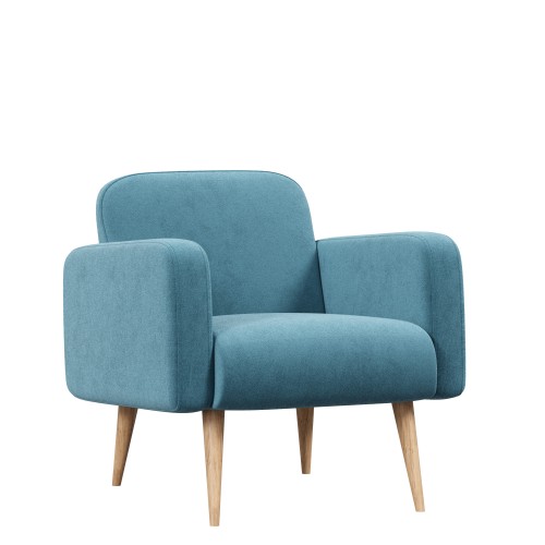 Кресло Уилбер (Светло-голубой, ткань UNI IDEA 1022)