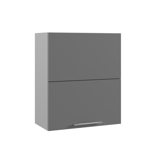 Верхний шкаф Гарда Серый эмалит ПГПМ 600