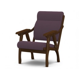 Кресло Вега-10 (орех лак/ULTRA PLUM)